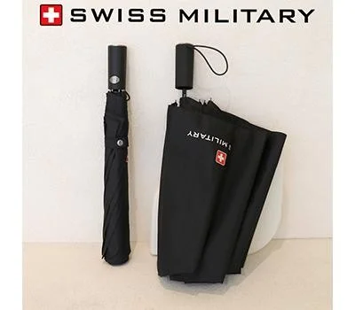 스위스밀리터리 2단자동 무지우산