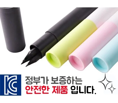 흑목육각미두연필 바닐라원통케이스3p
