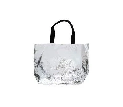 특대형 은색 타포린가방 440x440x185mm