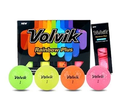 볼빅 레인보우 플러스 칼라 골프공 12구
