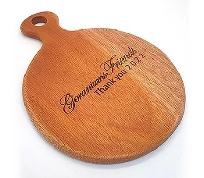 통원목 원형 손잡이 냄비받침