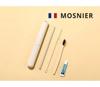 모스니에 제로웨이스트 대나무칫솔치약 스탠빨대세...