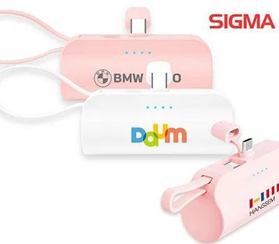 시그마 듀얼 도킹형 5,000mAh 보조배터리 일체형