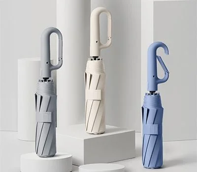 부클레 버클형 10K 3단 자동 암막 우양산UPF50