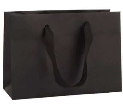 아베오 종이쇼핑백 최고급시리즈 블랙8호 가로형