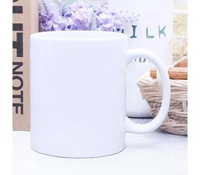 직선백자 머그컵 355ml 12온스